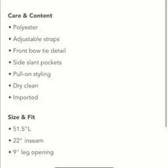 Anthropologie - hutch Satin Bow-Tie Jumpsuit black size M - Picture 4 of 10